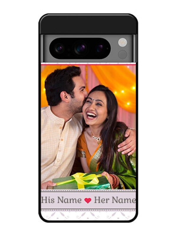 Custom Google Pixel 8 Pro 5G Custom Glass Phone Case - With Photo And Ethnic Design