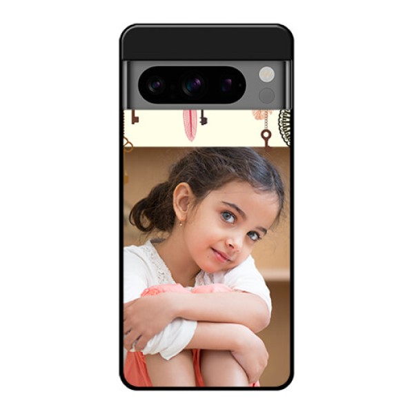 Google Pixel 8 Pro 5G Custom Glass Phone Case - Boho Style Design