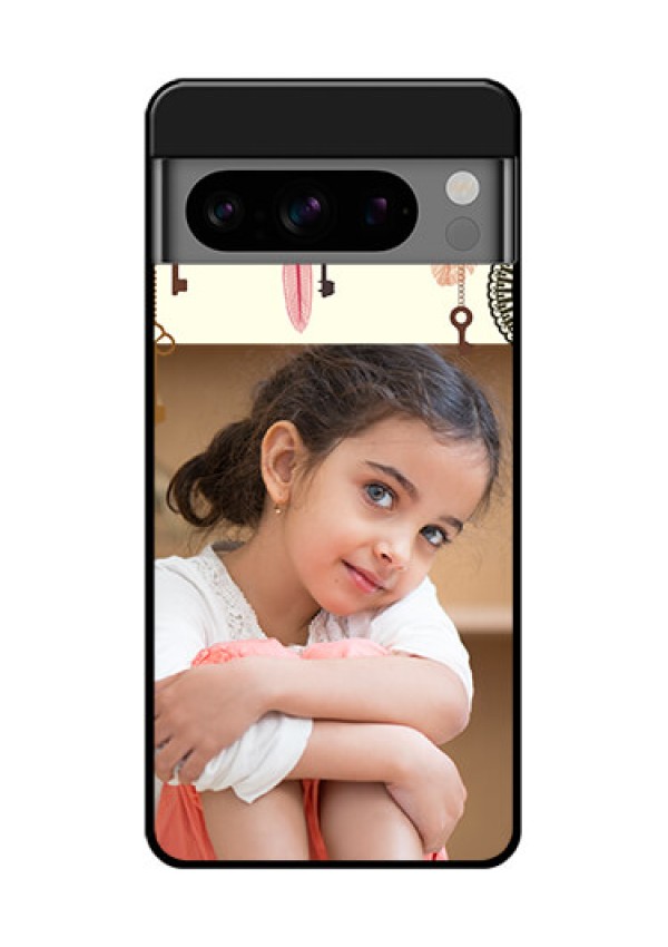 Google Pixel 8 Pro 5G Custom Glass Phone Case - Boho Style Design
