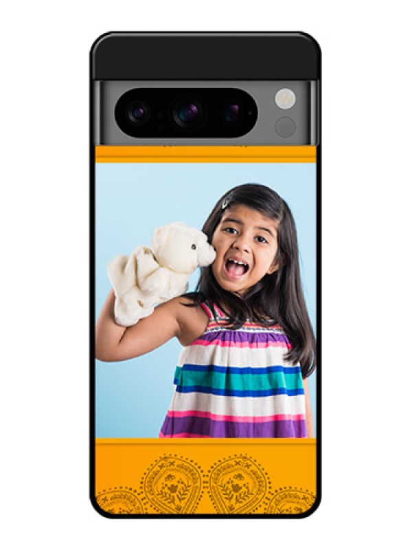 Custom Google Pixel 8 Pro 5G Custom Glass Phone Case - Photo Wedding Design