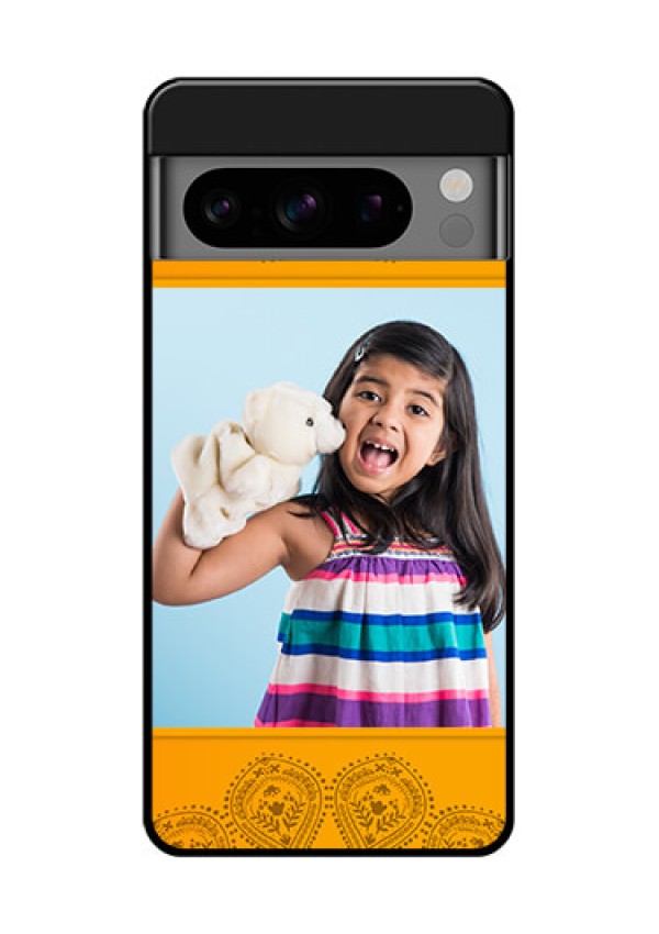 Google Pixel 8 Pro 5G Custom Glass Phone Case - Photo Wedding Design