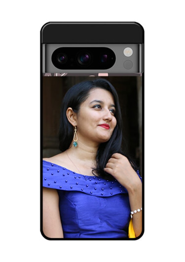 Google Pixel 8 Pro 5G Custom Glass Phone Case - Stylish Floral Design