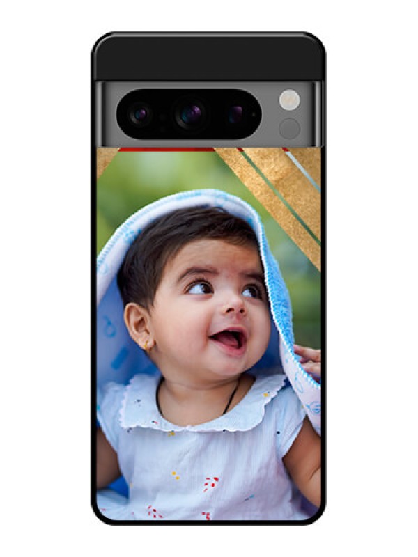 Custom Google Pixel 8 Pro 5G Custom Glass Phone Case - Gradient Abstract Texture Design