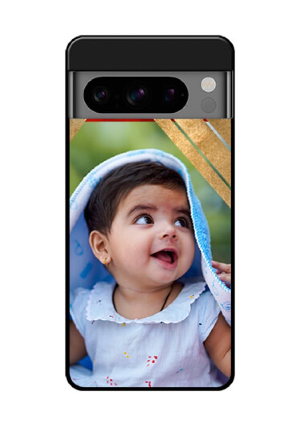 Google Pixel 8 Pro 5G Custom Glass Phone Case - Gradient Abstract Texture Design