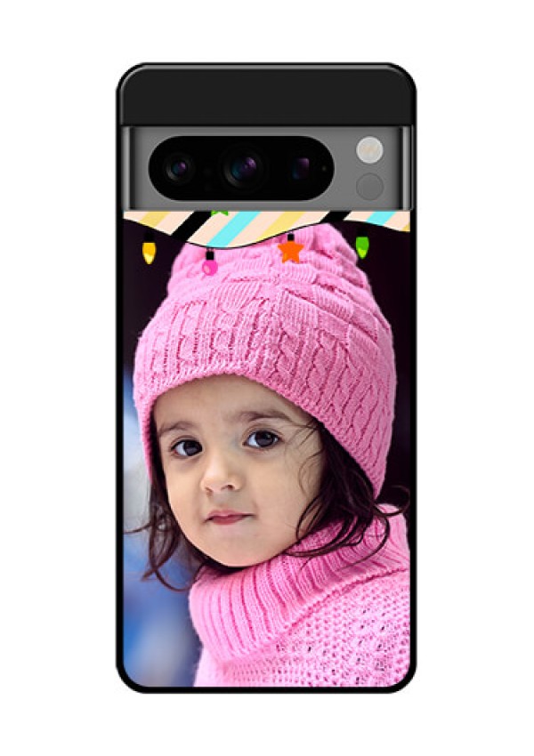 Google Pixel 8 Pro 5G Custom Glass Phone Case - Lights Hanging Design