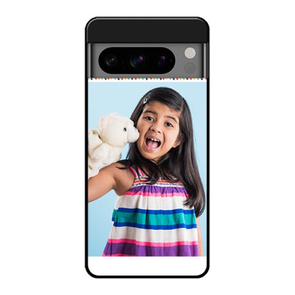 Google Pixel 8 Pro 5G Custom Glass Phone Case - Line Art Design