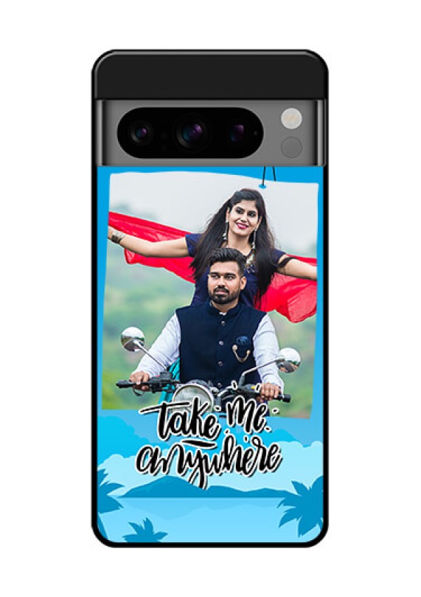 Google Pixel 8 Pro 5G Custom Glass Phone Case - Traveller Design