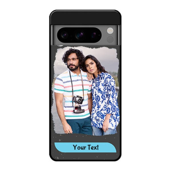 Google Pixel 8 Pro 5G Custom Glass Phone Case - Splashes With Love Doodles Design