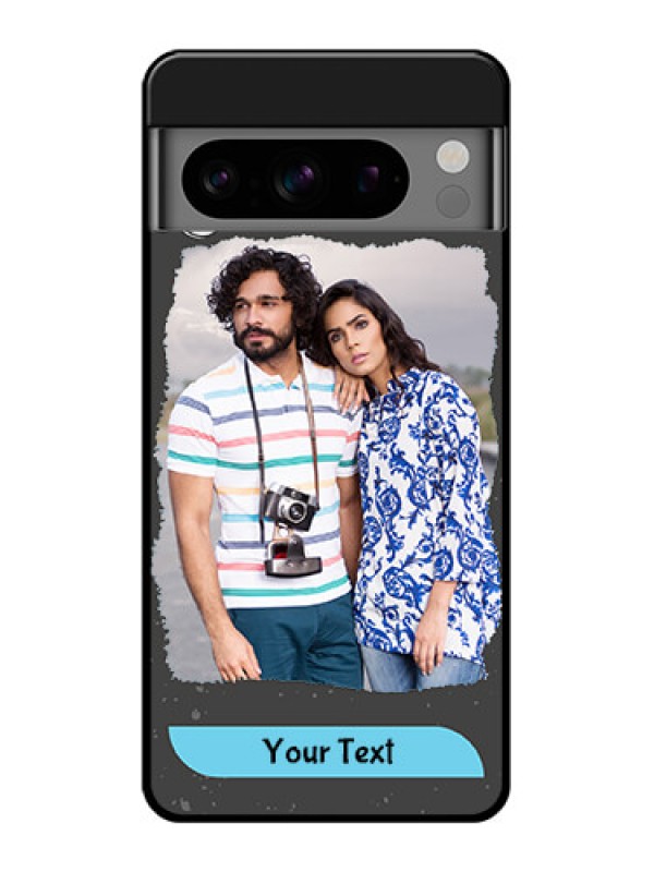 Custom Google Pixel 8 Pro 5G Custom Glass Phone Case - Splashes With Love Doodles Design