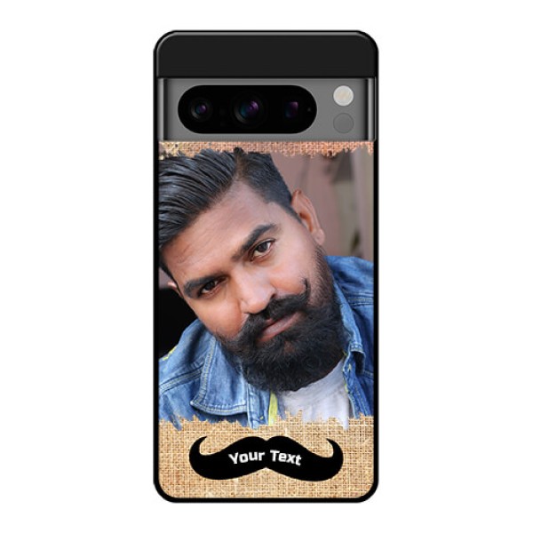 Google Pixel 8 Pro 5G Custom Glass Phone Case - With Texture Design