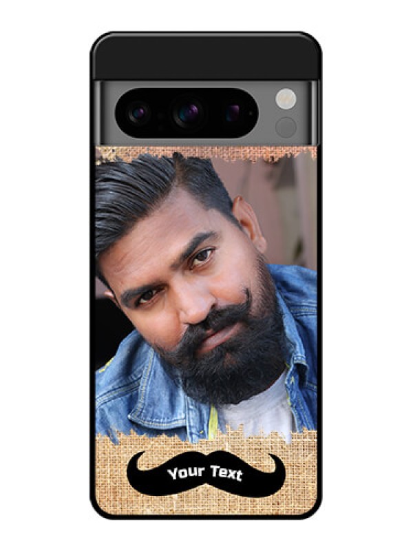 Custom Google Pixel 8 Pro 5G Custom Glass Phone Case - With Texture Design