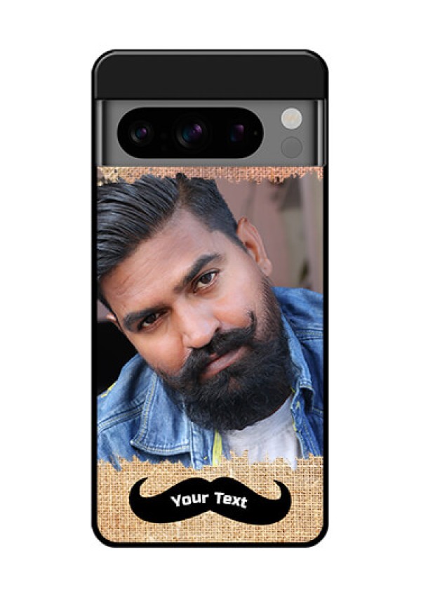 Google Pixel 8 Pro 5G Custom Glass Phone Case - With Texture Design