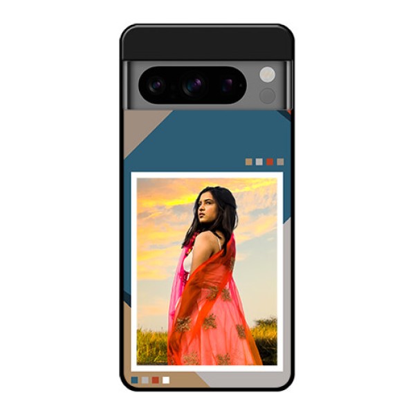 Google Pixel 8 Pro 5G Custom Glass Phone Case - Retro Color Pallet Design