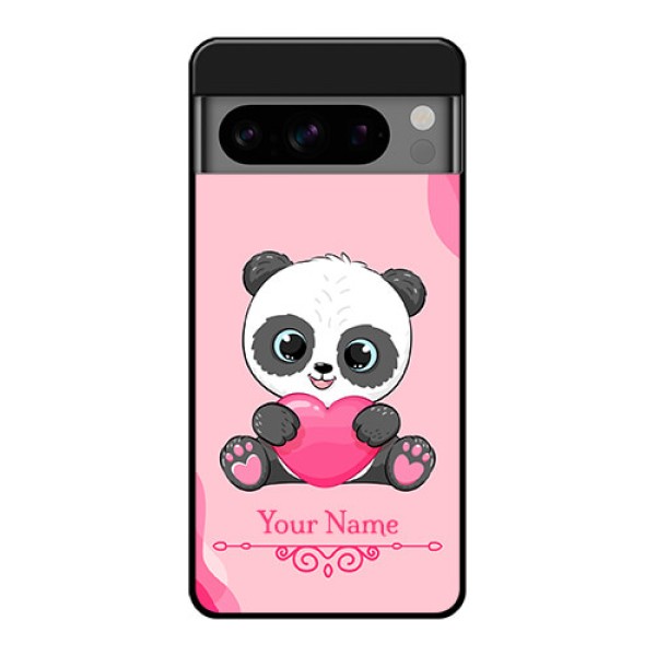 Google Pixel 8 Pro 5G Custom Glass Phone Case - Cute Panda Design