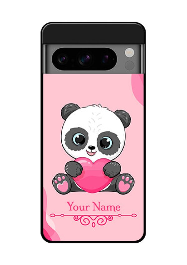 Google Pixel 8 Pro 5G Custom Glass Phone Case - Cute Panda Design