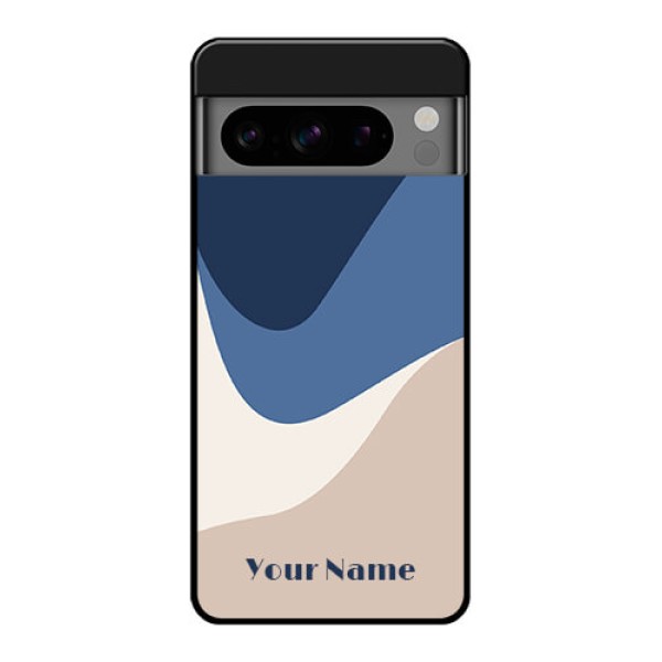 Google Pixel 8 Pro 5G Custom Glass Phone Case - Abstract Drip Art Design