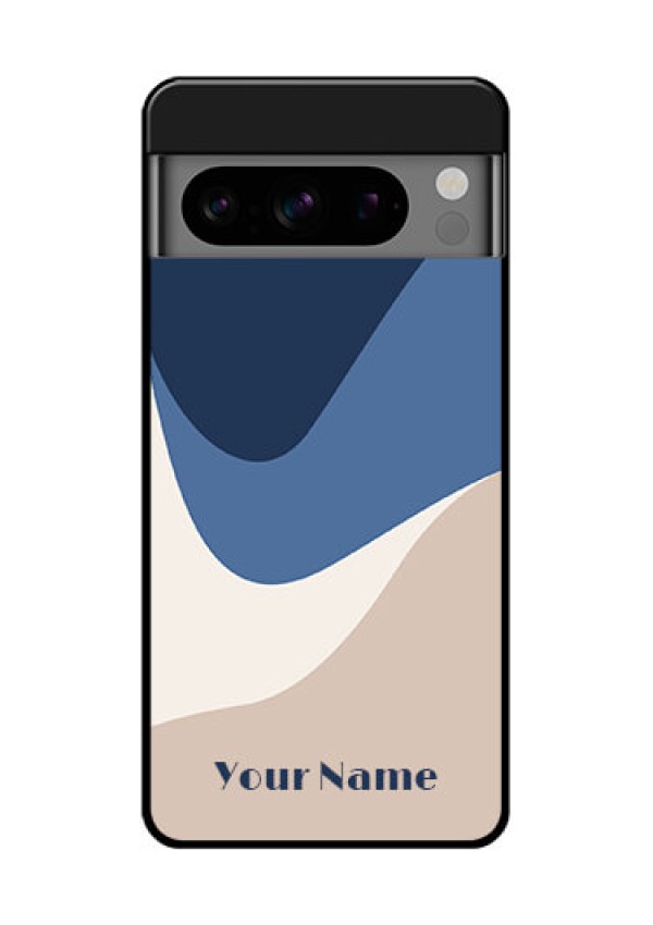 Google Pixel 8 Pro 5G Custom Glass Phone Case - Abstract Drip Art Design