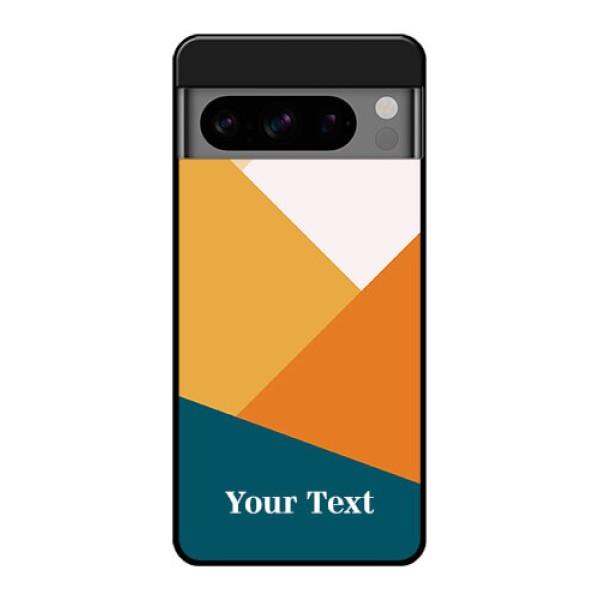 Google Pixel 8 Pro 5G Custom Glass Phone Case - Stacked Multi - Colour Design