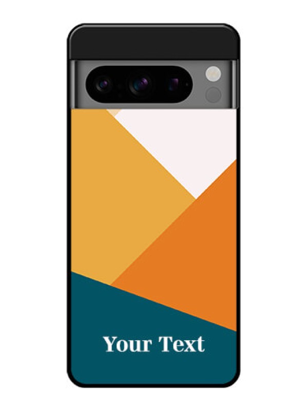 Custom Google Pixel 8 Pro 5G Custom Glass Phone Case - Stacked Multi - Colour Design