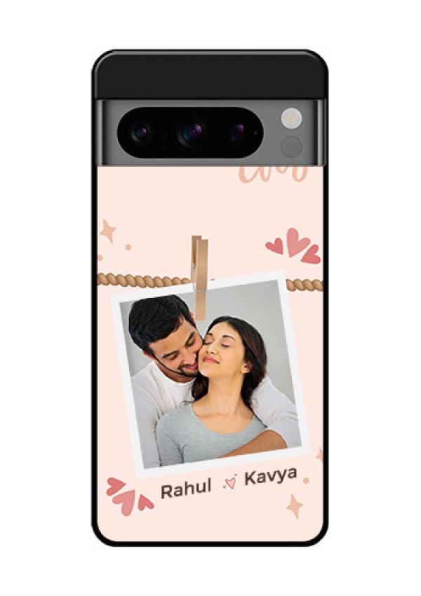 Google Pixel 8 Pro 5G Custom Glass Phone Case - Forever And Ever Love Design