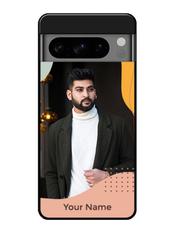 Custom Google Pixel 8 Pro 5G Custom Glass Phone Case - Tri - Coloured Overlay Design