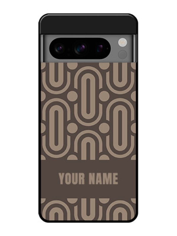 Custom Google Pixel 8 Pro 5G Custom Glass Phone Case - Captivating Zero Pattern Design