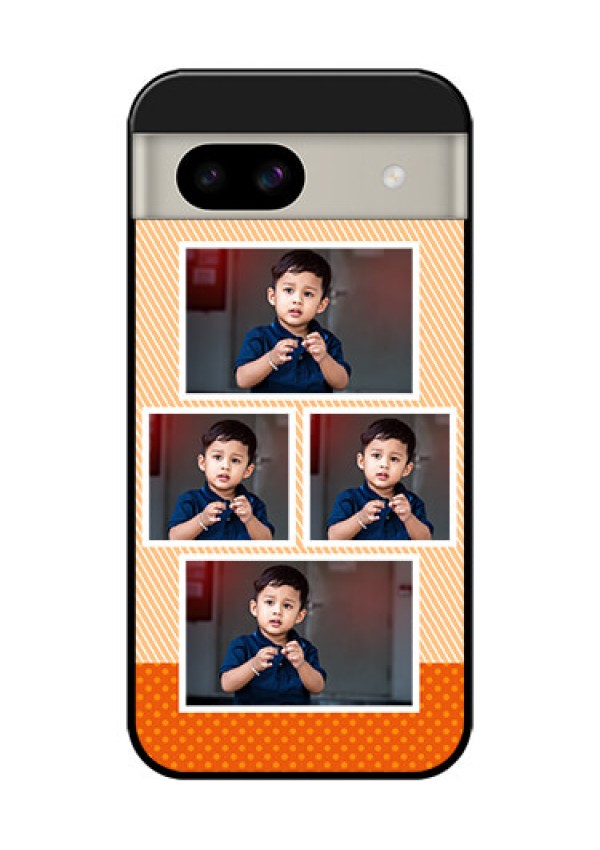 Google Pixel 8A 5G Custom Glass Phone Case - Bulk Photos Upload Design