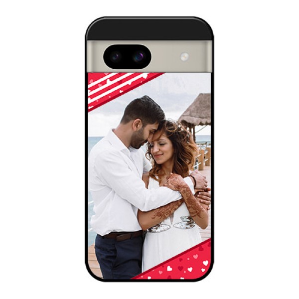 Google Pixel 8A 5G Custom Glass Phone Case - Valentines Gift Design