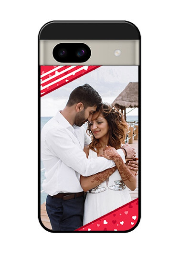 Google Pixel 8A 5G Custom Glass Phone Case - Valentines Gift Design