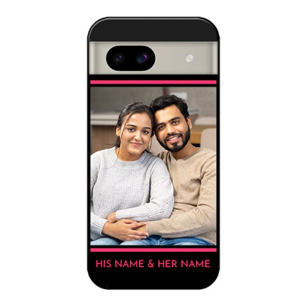 Google Pixel 8A 5G Custom Glass Phone Case - With Add Text Design