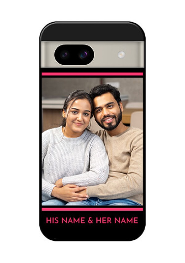 Google Pixel 8A 5G Custom Glass Phone Case - With Add Text Design
