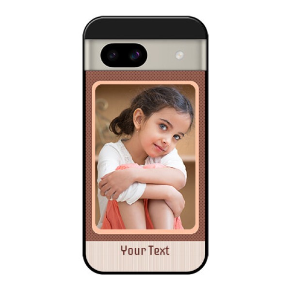 Google Pixel 8A 5G Custom Glass Phone Case - Simple Pic Upload Design