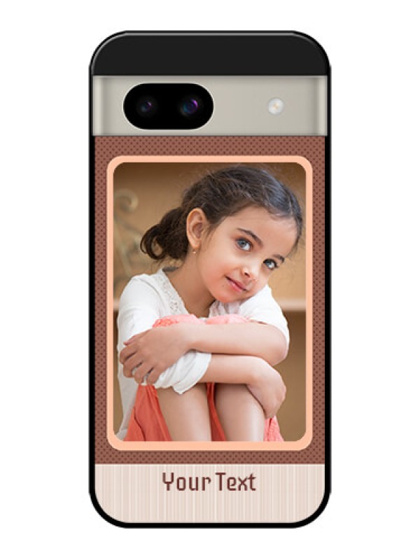 Custom Google Pixel 8A 5G Custom Glass Phone Case - Simple Pic Upload Design