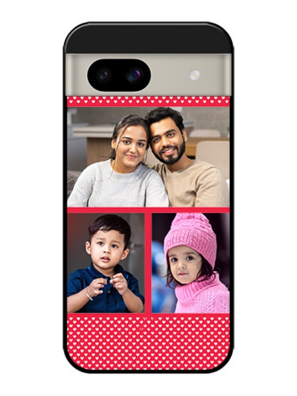 Custom Google Pixel 8A 5G Custom Glass Phone Case - Bulk Photo Upload Design