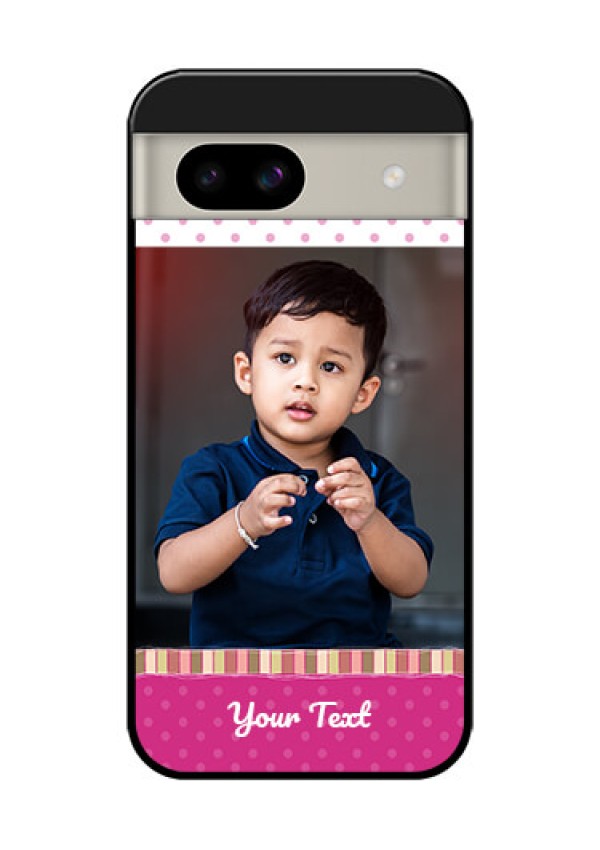 Google Pixel 8A 5G Custom Glass Phone Case - Cute Girls Cover Design