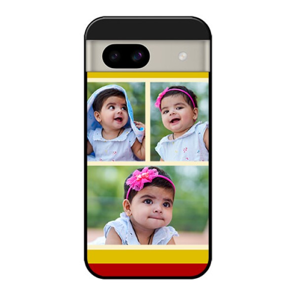 Google Pixel 8A 5G Custom Glass Phone Case - Multiple Pic Upload Design