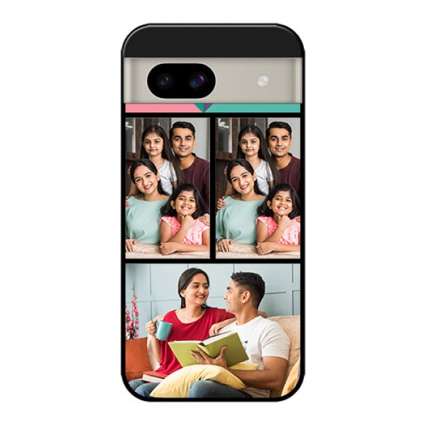 Google Pixel 8A 5G Custom Glass Phone Case - Bulk Pic Upload Design