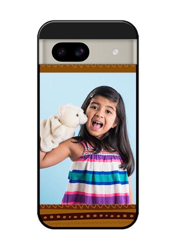 Google Pixel 8A 5G Custom Glass Phone Case - Friends Picture Upload Design
