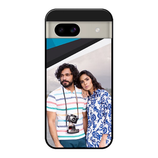 Google Pixel 8A 5G Custom Glass Phone Case - Simple Pattern Photo Upload Design
