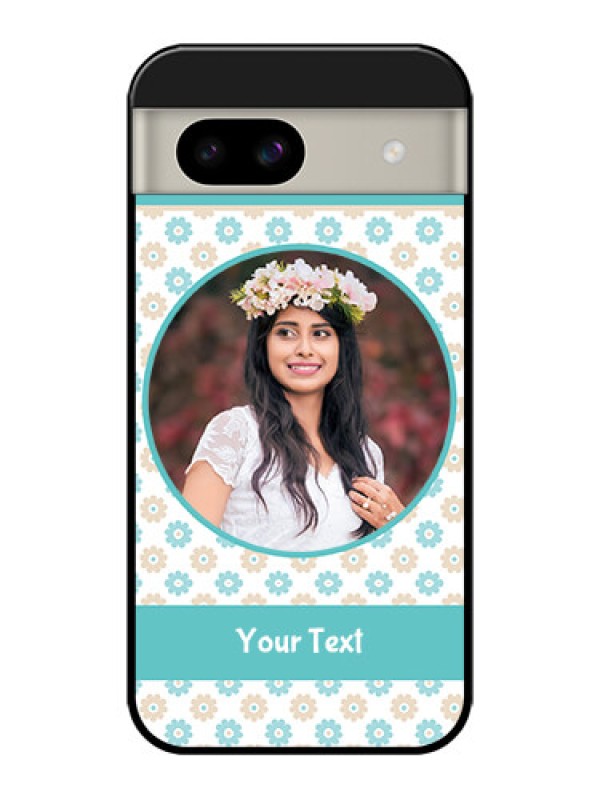 Custom Google Pixel 8A 5G Custom Glass Phone Case - Beautiful Flowers Design