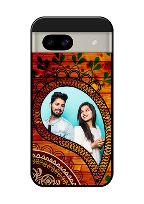 Google Pixel 8A 5G Custom Glass Phone Case - Abstract Colorful Design