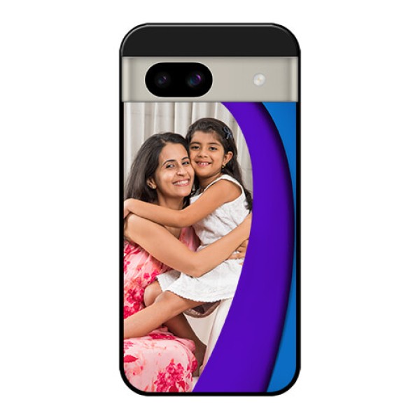 Google Pixel 8A 5G Custom Glass Phone Case - Simple Pattern Design