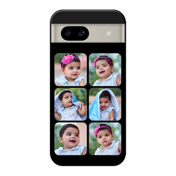 Google Pixel 8A 5G Custom Glass Phone Case - Multiple Pictures Design