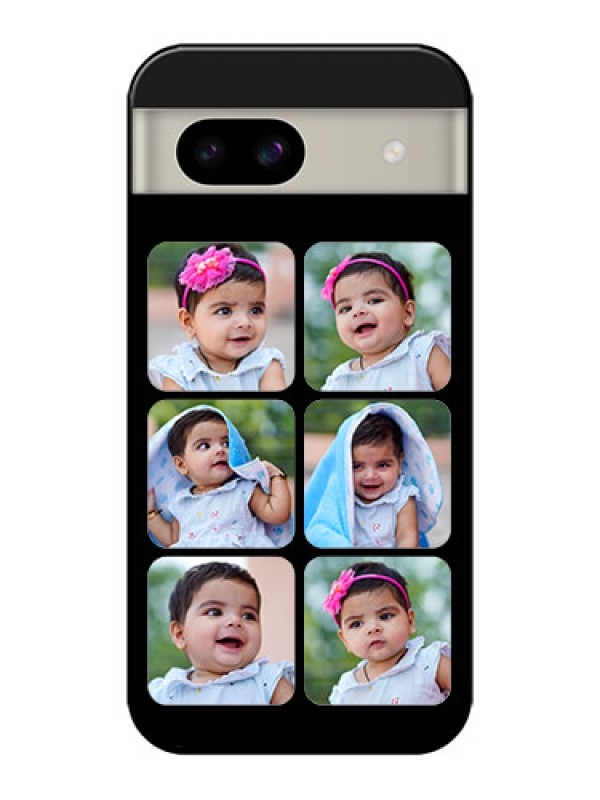 Custom Google Pixel 8A 5G Custom Glass Phone Case - Multiple Pictures Design