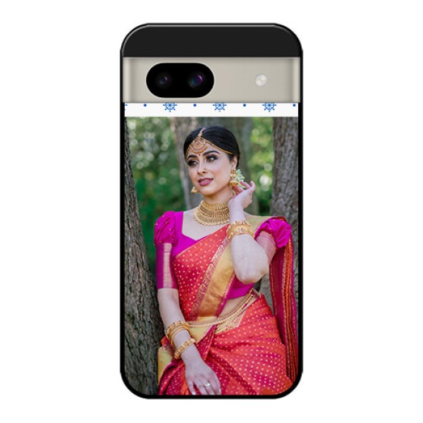 Google Pixel 8A 5G Custom Glass Phone Case - Snow Pattern Design