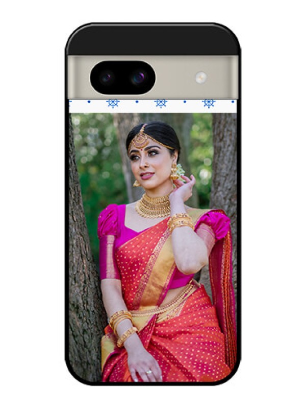 Custom Google Pixel 8A 5G Custom Glass Phone Case - Snow Pattern Design