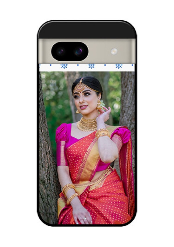 Google Pixel 8A 5G Custom Glass Phone Case - Snow Pattern Design