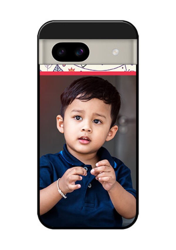Google Pixel 8A 5G Custom Glass Phone Case - Premium Floral Design