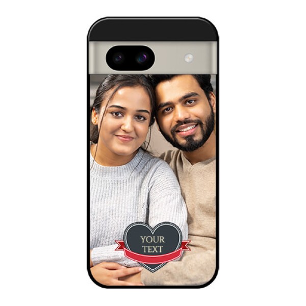Google Pixel 8A 5G Custom Glass Phone Case - Just Married Couple Design