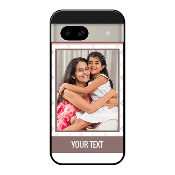 Google Pixel 8A 5G Custom Glass Phone Case - Simple Diamond Design